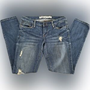 Charlotte Russe Dark Blue Skinny Jeans